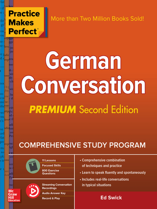 Title details for German Conversation by Ed Swick - Available